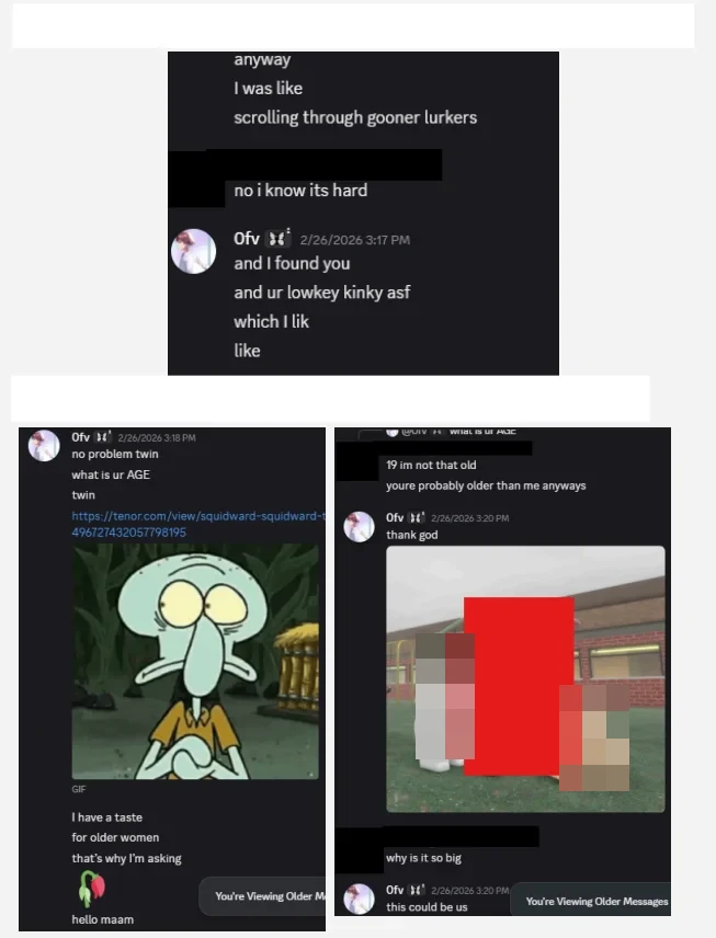 0fv asking for the other person's age