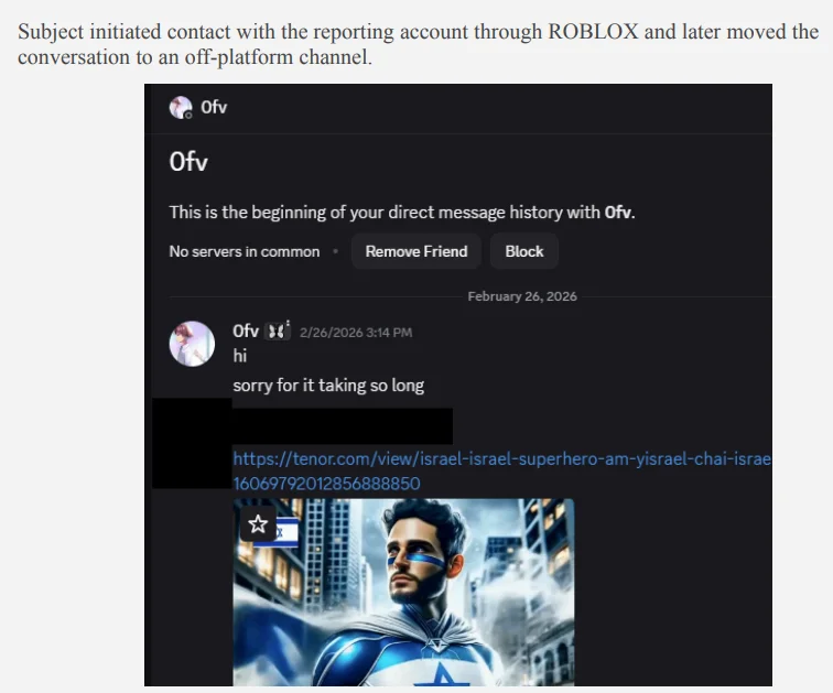 The first messages from 0fv